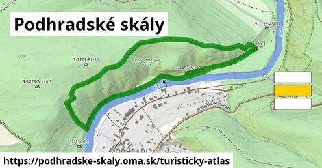 ikona Turistická mapa turisticky-atlas v podhradske-skaly