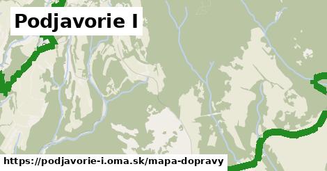 ikona Podjavorie I: 0 m trás mapa-dopravy v podjavorie-i