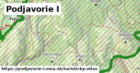 ikona Turistická mapa turisticky-atlas v podjavorie-i