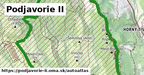 ikona Mapa autoatlas v podjavorie-ii