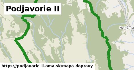 ikona Podjavorie II: 0 m trás mapa-dopravy v podjavorie-ii