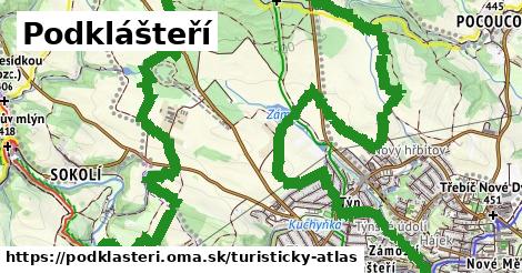 ikona Turistická mapa turisticky-atlas v podklasteri