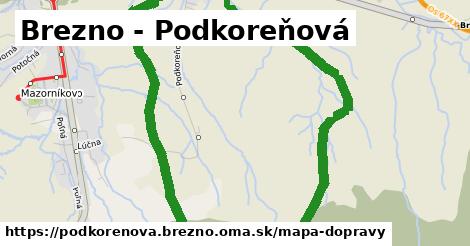 ikona Mapa dopravy mapa-dopravy v podkorenova.brezno