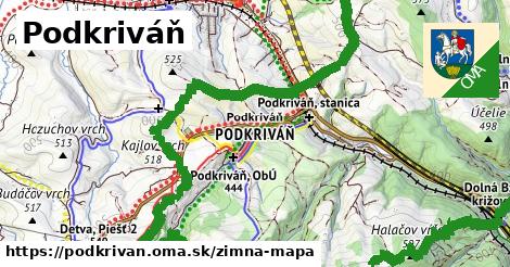 ikona Zimná mapa zimna-mapa v podkrivan