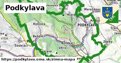 ikona Zimná mapa zimna-mapa v podkylava