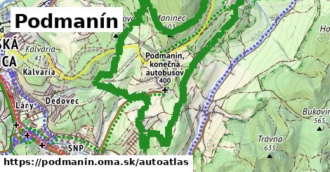 ulice v Podmanín