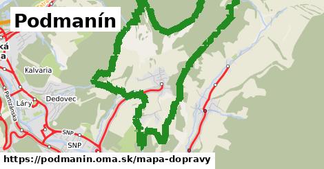 ikona Mapa dopravy mapa-dopravy v podmanin