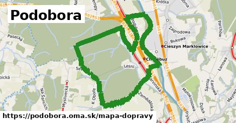 ikona Mapa dopravy mapa-dopravy v podobora