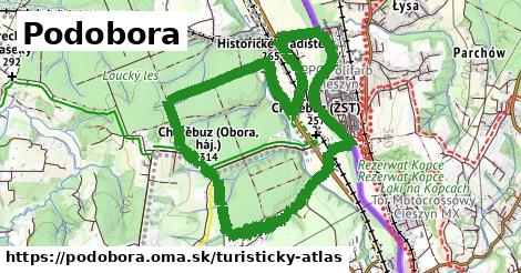 ikona Turistická mapa turisticky-atlas v podobora