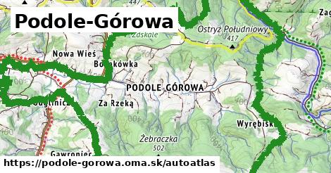 ikona Mapa autoatlas v podole-gorowa