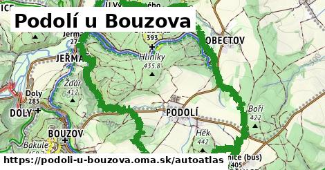 ikona Mapa autoatlas v podoli-u-bouzova