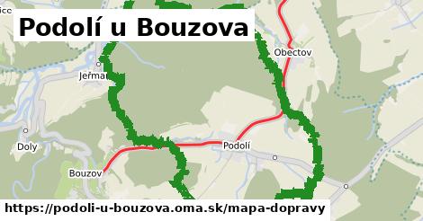 ikona Mapa dopravy mapa-dopravy v podoli-u-bouzova