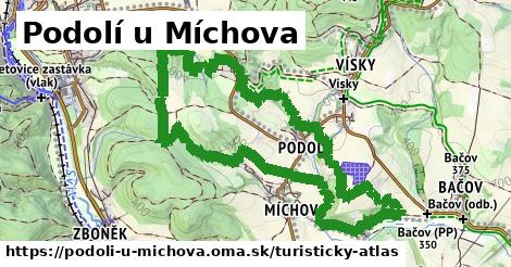 ikona Turistická mapa turisticky-atlas v podoli-u-michova