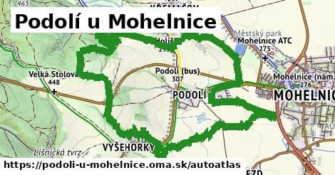 ikona Mapa autoatlas v podoli-u-mohelnice