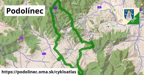 ikona Cyklo cykloatlas v podolinec