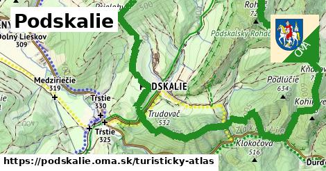 ikona Turistická mapa turisticky-atlas v podskalie