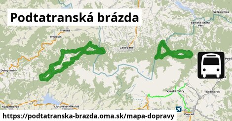ikona Mapa dopravy mapa-dopravy v podtatranska-brazda