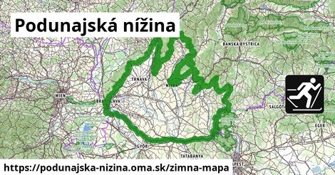 ikona Zimná mapa zimna-mapa v podunajska-nizina