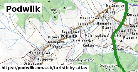 ikona Turistická mapa turisticky-atlas v podwilk