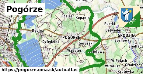 ikona Mapa autoatlas v pogorze