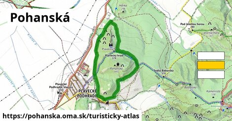 ikona Turistická mapa turisticky-atlas v pohanska