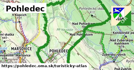 ikona Turistická mapa turisticky-atlas v pohledec