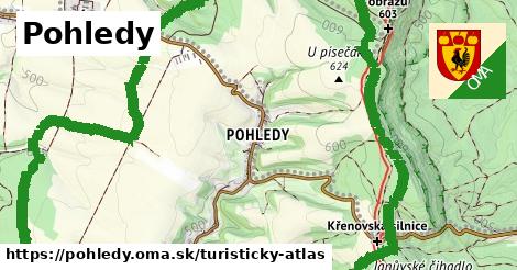 ikona Turistická mapa turisticky-atlas v pohledy