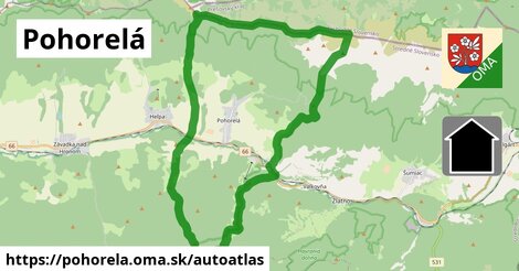 ikona Mapa autoatlas v pohorela