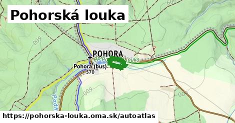 ulice v Pohorská louka