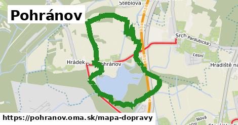 ikona Pohránov: 3,3 km trás mapa-dopravy v pohranov