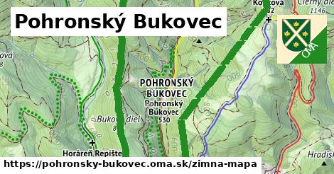 ikona Pohronský Bukovec: 0 m trás zimna-mapa v pohronsky-bukovec