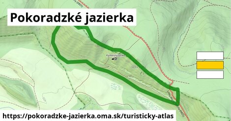 ikona Turistická mapa turisticky-atlas v pokoradzke-jazierka