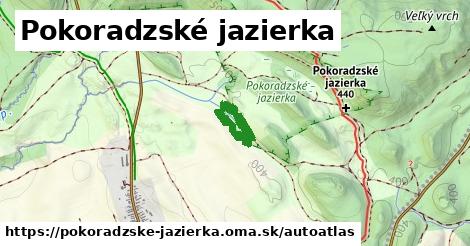 ikona Mapa autoatlas v pokoradzske-jazierka