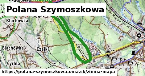 ikona Zimná mapa zimna-mapa v polana-szymoszkowa