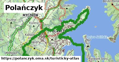 ikona Turistická mapa turisticky-atlas v polanczyk