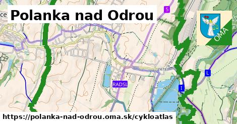 ikona Polanka nad Odrou: 27 km trás cykloatlas v polanka-nad-odrou