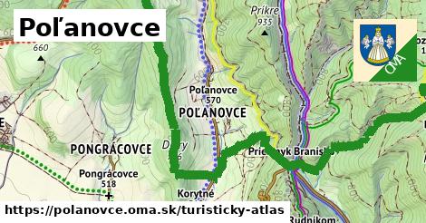 ikona Turistická mapa turisticky-atlas v polanovce