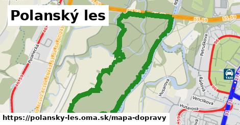 ikona Mapa dopravy mapa-dopravy v polansky-les