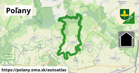 ikona Mapa autoatlas v polany