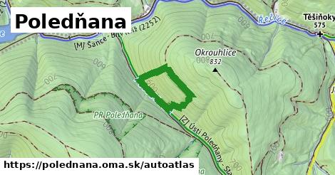 ikona Mapa autoatlas v polednana