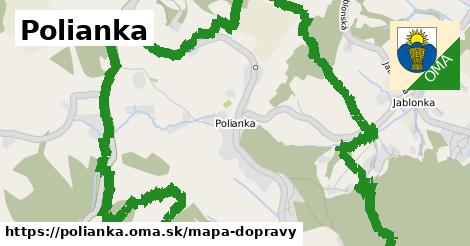 ikona Mapa dopravy mapa-dopravy v polianka