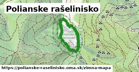 ikona Zimná mapa zimna-mapa v polianske-raselinisko