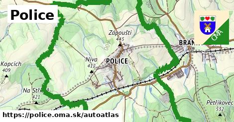 ikona Mapa autoatlas v police