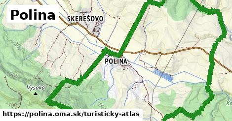 ikona Turistická mapa turisticky-atlas v polina