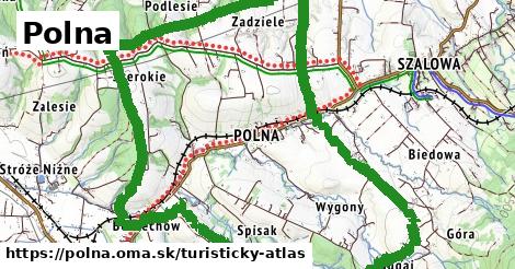 ikona Turistická mapa turisticky-atlas v polna