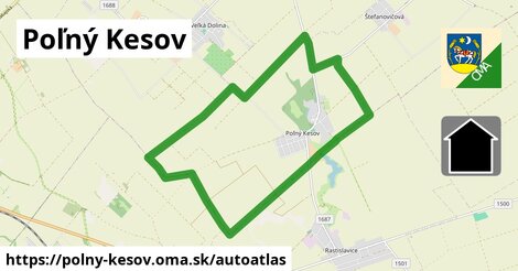 ikona Mapa autoatlas v polny-kesov