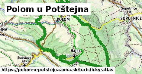 ikona Turistická mapa turisticky-atlas v polom-u-potstejna