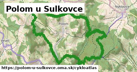 ikona Polom u Sulkovce: 382 m trás cykloatlas v polom-u-sulkovce