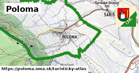 ikona Turistická mapa turisticky-atlas v poloma