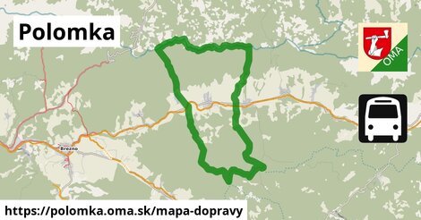 ikona Mapa dopravy mapa-dopravy v polomka